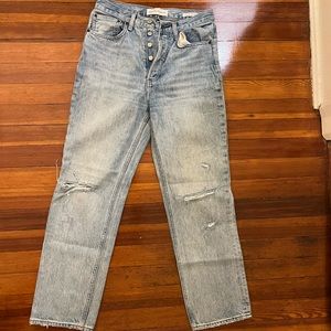 Aritzia denim forum Joni high rise loose jeans